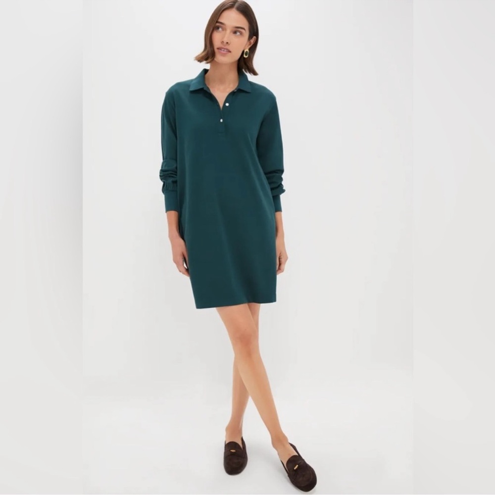 Tuckernut June Bug Green Polo Dress